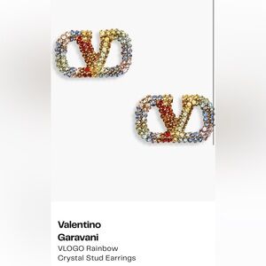 Valentino
Garavani
VLOGO Rainbow
Crystal Stud Earrings